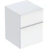 Image de Geberit Armoire latérale iCon 45x60x47,6 cm, 2 tiroirs, blanc laqué brillant