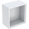 Image de Geberit Boîte murale 22,5x23,3x13,2 cm, carrée, blanc laqué brillant
