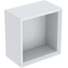 Image de Geberit Boîte murale 22,5x23,3x13,2 cm, carrée, blanc/magnolia laqué