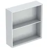 Image de Geberit Icon étagère carrée, 45x46,7x13,2 cm, 502323, 502.323.01.1, Couleur: Laqué Blanc Brillant