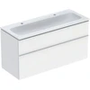 Image de Geberit Ensemble meuble vasque iCon 120x63x48cm, c/évier, blanc, grand blanc