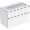 Image de Geberit Ensemble meuble-lavabo iCon 90x63x48 cm, blanc, blanc brillant, taille vc