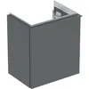 Image de Geberit iCon, armoire basse pour lave-mains, 1 porte à gauche, 37x41,5x27,9 cm, 502301, Couleur: Façade/carcasse : lava/lacqué mat, poignée : lava/poudré mat