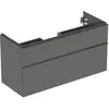Image de Geberit Meuble sous lavabo iCon 118,4x61,5x47,6cm, 2 tiroirs, la. m/la. ma