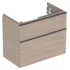 Image de Geberit Icon Meuble sous-lavabo, saillie réduite, 74x61,5x41,6 cm, 502308, 502.308.JH.1, Couleur: Chêne/mélamine Structure Bois
