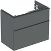 Image de Geberit Icon Meuble sous-lavabo, saillie réduite, 74x61,5x41,6 cm, 502308, 502.308.JK.1, Couleur: Lava/laqué Mat