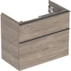 Image de Geberit Icon Meuble sous-lavabo, saillie réduite, 74x61,5x41,6 cm, 502308, 502.308.JR.1, Couleur: Noyer Hickory/mélamine Structure Bois
