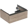 Image de Geberit Meuble sous-lavabo iCon 59,2x24,7x47,6 cm, noyer/poignée lava mat