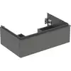 Image de Geberit Meuble sous lavabo iCon 74x24,7x47,6 cm, lava mat/lava mat