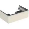Image de Geberit Meuble sous-lavabo iCon 74x24,7x47,6 cm, blanc brillant/sable mat