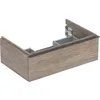 Image de Geberit Icon Armoire Basse pour lavabo, 1 tiroir, 74x24,7x47,6 cm, 502311, 502.311.JR.1, Couleur: Noyer Hickory/mélamine Structure Bois