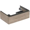 Image de Geberit Meuble sous-lavabo iCon 74x24,7x47,6cm, noyer/Poignée lava mat