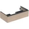 Image de Geberit Meuble sous lavabo iCon 88,8x24,7x47,6 cm, chêne/poignée lava mat