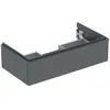 Image de Geberit Icon Armoire Basse pour lavabo, 1 tiroir, 88,8x24,7x47,6 cm, 502312, 502.312.JK.1, Couleur: Lava/laqué Mat