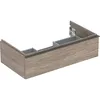 Image de Geberit Icon Armoire Basse pour lavabo, 1 tiroir, 88,8x24,7x47,6 cm, 502312, 502.312.JR.1, Couleur: Noyer Hickory/mélamine Structure Bois