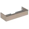 Image de Geberit Icon, Armoire Basse pour lavabo, 1 tiroir, 118,4x24,7x47,6 cm, 502313, 502.313.JH.1, Couleur: Chêne/mélamine Structure Bois