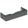 Image de Geberit Icon, Armoire Basse pour lavabo, 1 tiroir, 118,4x24,7x47,6 cm, 502313, 502.313.JK.1, Couleur: Lava/laqué Mat