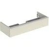 Image de Geberit Icon, Armoire Basse pour lavabo, 1 tiroir, 118,4x24,7x47,6 cm, 502313, 502.313.JL.1, Couleur: Gris Sable/laqué Brillant