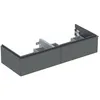 Image de Geberit Icon Meuble sous-lavabo Double, 2 tiroirs, 118,4x24,7x47,6 cm, 502314, 502.314.JK.1, Couleur: Lava/laqué Mat