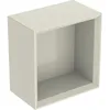 Image de Geberit Icon étagère carrée, 22,5x23,3x13,2 cm, 502321, 502.321.JL.1, Couleur: Gris Sable/laqué Brillant