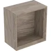 Image de Geberit Icon étagère carrée, 22,5x23,3x13,2 cm, 502321, 502.321.JR.1, Couleur: Noyer Hickory/mélamine Structure Bois