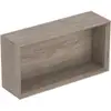 Image de Geberit Boîte murale 45x23,3x13,2 cm, droite, noyer/struc. mélaminé