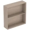 Image de Geberit Icon étagère carrée, 45x46,7x13,2 cm, 502323, Couleur: Façade/carcasse : Structure en chêne/mélaminé, poignée : Lave/poudrage Mat