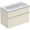 Image de Geberit Ensemble meuble-lavabo iCon 90x63x48 cm, blanc brillant, avec robinetterie