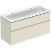 Image de Geberit Ensemble meuble lavabo iCon 120x63x48 cm, avec KT, blanc haute brillance, taille standard