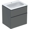Image de Geberit Ensemble meuble-lavabo iCon 60x63x48 cm, blanc, Ko/Fr/Gr lava mat