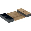 Image de Geberit Ensemble insert tiroir 60 cm large, pour tiroir supérieur, bambou