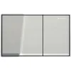 Image de Plaque d'actionnement Geberit Omega60, pour double affleurement, montage affleurant, 115.081.JL.1, Couleur: Gris sable