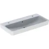 Image de Geberit Renova Plan, lavabo à poser, 100x48 cm, 2 trous pour robinets, avec trop-plein, 501932, 501.932.00.1, Couleur: blanc mat
