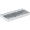 Image de Geberit Renova Plan, lavabo à poser, 100x48 cm, 2 trous pour robinets, avec trop-plein, 501932, 501.932.00.8, Couleur: blanc