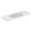 Image de Geberit Meuble lavabo One 120x48 cm, mitigeur encastré, sans trop-plein, blanc K-Tect