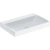 Image de Geberit Lavabo One 75 cm, sans robinet + trop-plein, blanc KeraTect