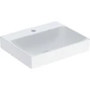 Image de Geberit Lavabo à poser One 50x40 cm, sans trop-plein, blanc K-Tect, mitigeur inclus