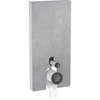 Image de Geberit Module WC sur pied Monolith H 101 cm, béton gris, côté aluminium