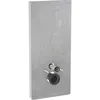 Image de Geberit Monolith module sanitaire pour WC suspendu, 114 cm, entrée deau derrière au centre, avec tubulure de raccordement, Coloris: Grès aspect béton/aluminium