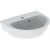 Image de Geberit Lavabo Renova 45x36 cm, blanc/KeraTe, avec robinet, avec trop-plein asymétrique