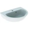 Image de Geberit Bassin de rinçage Manuel Renova, 1 Orifice de Robinet, trop-Plein asymétrique, Coloris: Blanc, avec KeraTect - 500.376.01.8