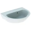 Image de Geberit Renova lave-mains, sans trou de robinetterie, trop-plein asymétrique, largeur : 50cm, 500.499.01.1, Couleur: blanc