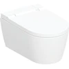 Image de Geberit WC suspendu, chasse profonde AquaClean Sela blanc alpin, installation complète, avec Keratec