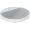 Image de Geberit Vasque encastrée VariForm d 48 cm, avec trop-plein, sans trop-plein supérieur, ronde, blanche K-Tect