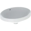 Image de Geberit Lavabo encastré VariForm 50x40 cm, sans robinet, avec trop-plein, ovale, blanc K-Tect