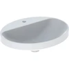 Image de Geberit Vasque encastrée VariForm 55x45 cm, avec trop-plein, sans cache, ovale, blanc K-Tect