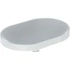 Image de Geberit VariForm lavabo à encastrer elliptique, 600x400mm, sans trou de coulée, sans trop-plein, 500.731.00.2, Couleur: blanc