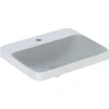 Image de Geberit Vasque à encastrer VariForm 55x45cm, avec trop-plein, sans vidage, droite, blanc K-Tect