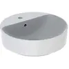 Image de Geberit VariForm Lavabo à poser rond, 450mm, avec trou pour robinet, avec trop-plein, Couleur: Blanc