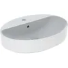Image de Geberit VariForm Vasque à poser ovale, 600x450mm, avec trou pour robinet, avec trop-plein, 500.772.00.2, Couleur: blanc